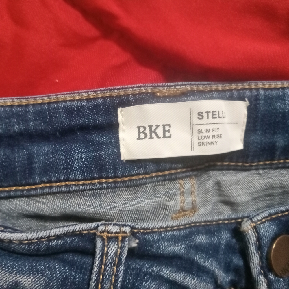 BKE Distressed Blue Jeans 29×32 1/2 - Picture 3 of 5